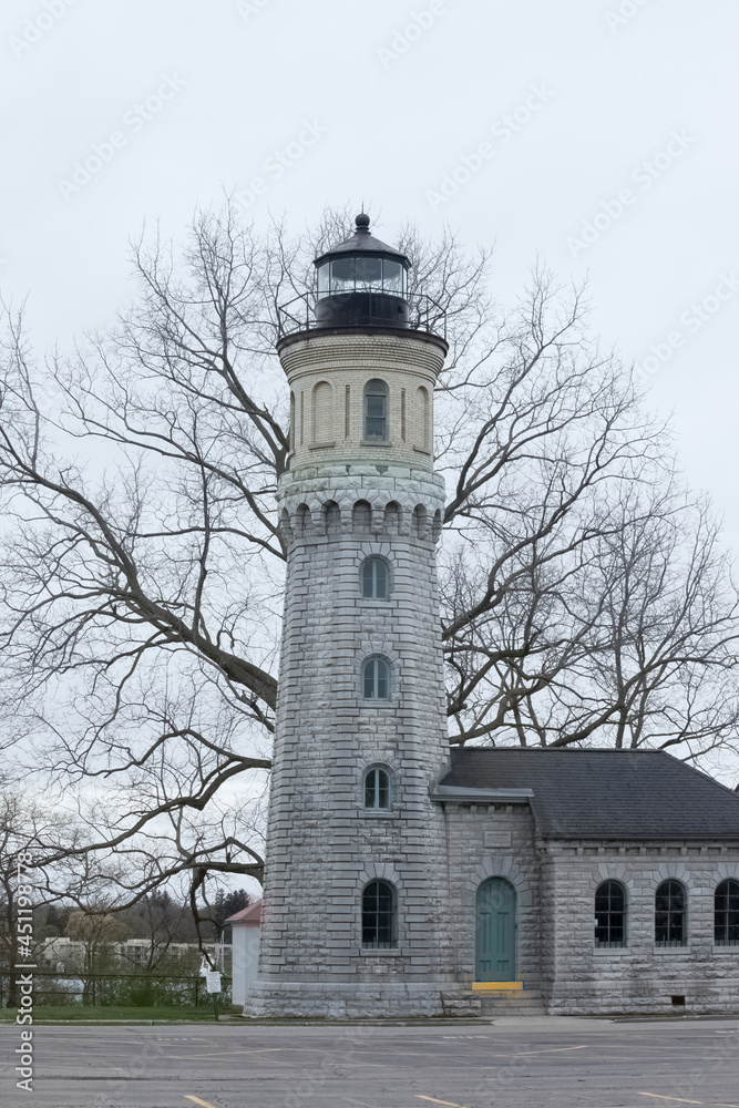 Lighthouse at old Fort Niagara