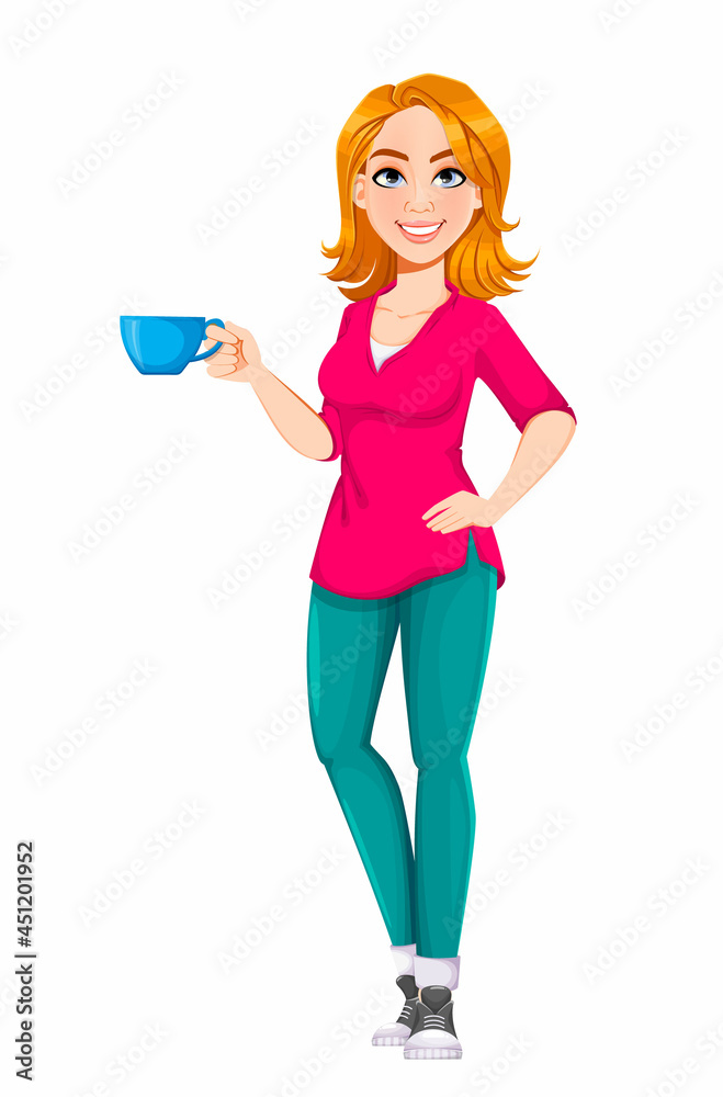 Successful businesswoman. Cute business woman Successful businesswoman. Cute business woman