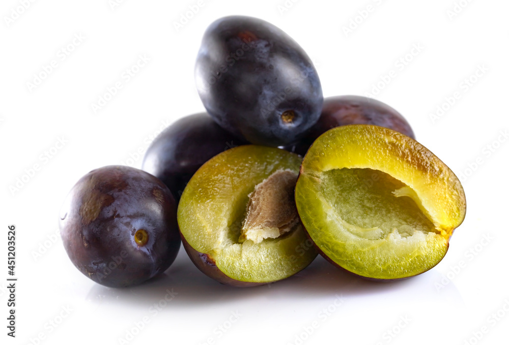 Obraz premium image of ripe plum close-up