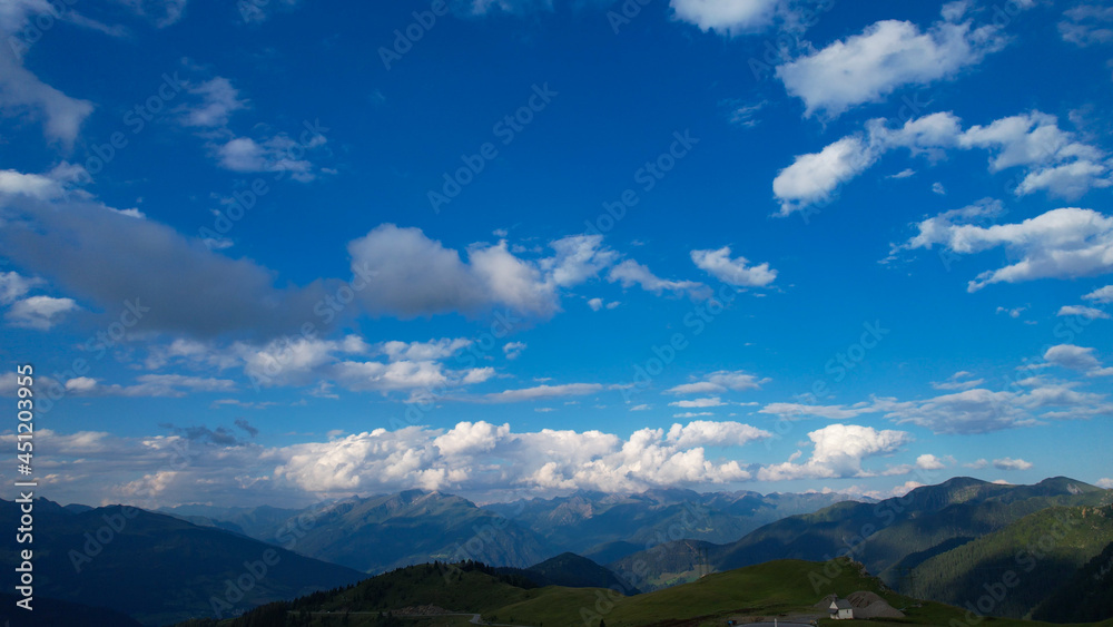 Amazing sky over the Austrian Alps - perfect for sky replacement - nature photography