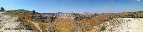 Panoramic of Matera, italy