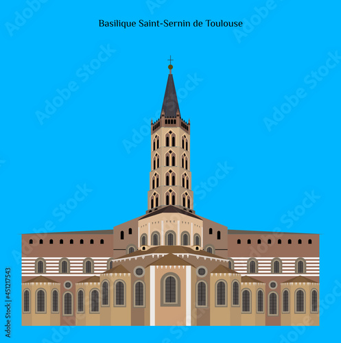 Print op canvas Basilica of Saint-Sernin, Toulouse
Basilique Saint-Sernin de Toulouse