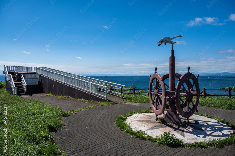 絵鞆岬展望台から大黒島を望む Stock Photo Adobe Stock