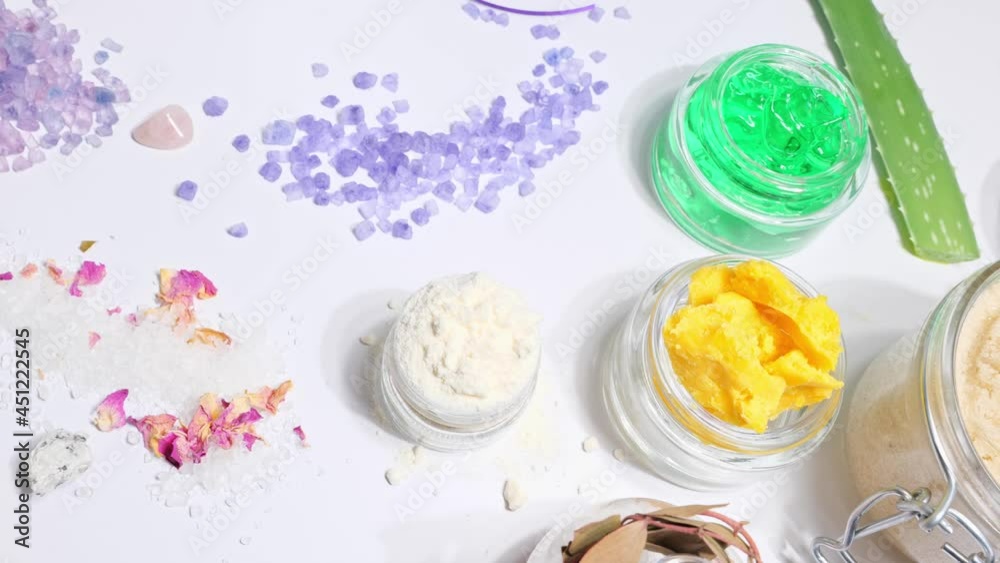 Alternative skin care homemade cosmetic, scrubs, soap, oils, with natural ingredients, products for skin and body health and care treatment Alternative skin care homemade cosmetic, scrubs, soap, oils, with natural ingredients, products for skin and body health and care treatment