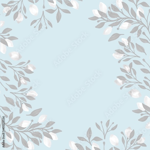Desaturated square background with lemon branches template for invitations, greeting cards, tags