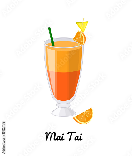 Mai Tai cocktail.