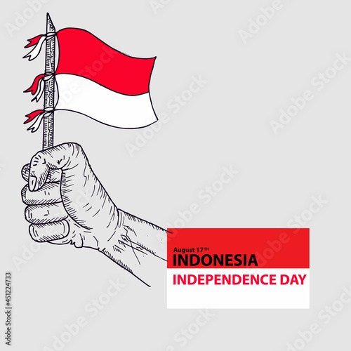  Independence day indonesia, 17 august, poster and banner