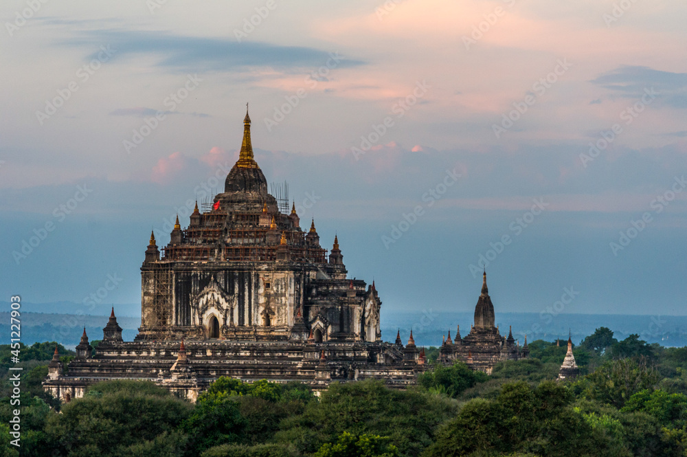 Myanmar (ex Birmanie). Bagan, Mandalay region. Ananda temple in a plain of Bagan