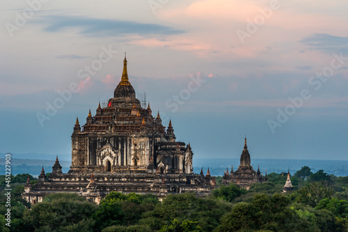 Myanmar (ex Birmanie). Bagan, Mandalay region. Ananda temple in a plain of Bagan © BTWImages