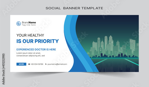 Social media cover vector templates fully editable, advertising design, web banner template