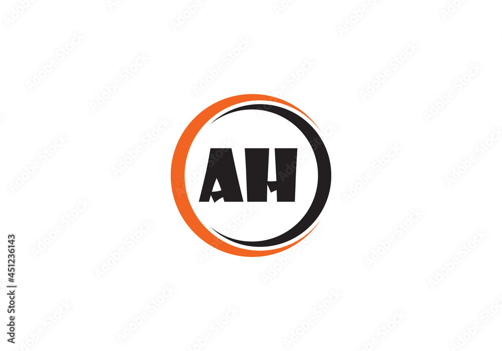 this is a AH latter icon design