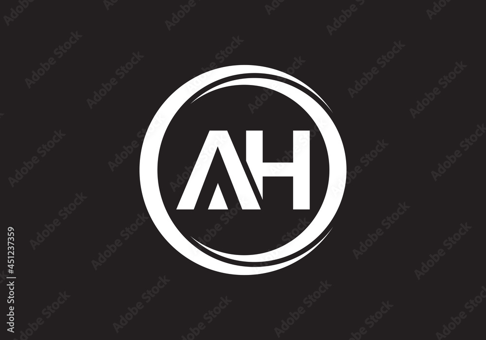 this is a creative AH latter icon design this is a creative AH latter icon design