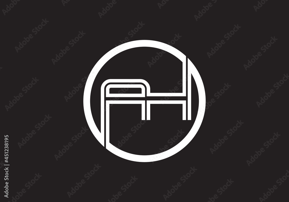 this is a creative AH latter icon design this is a creative AH latter icon design