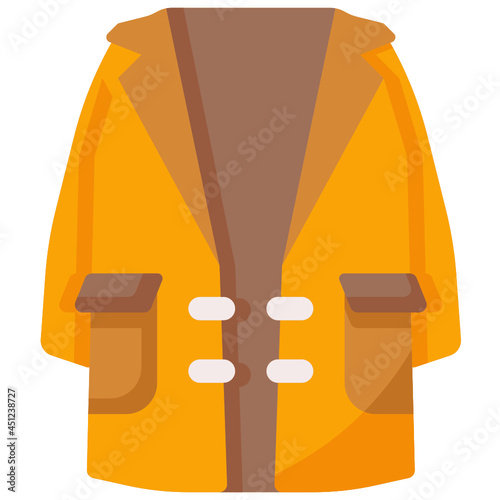 coat flat icon