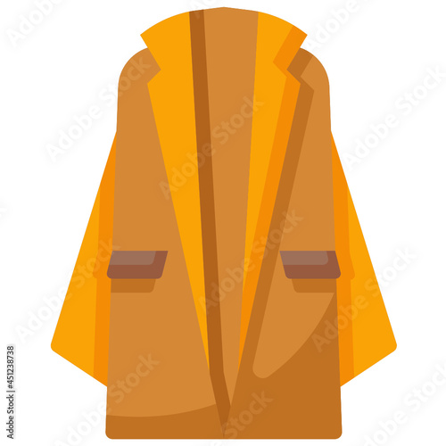 coat flat icon