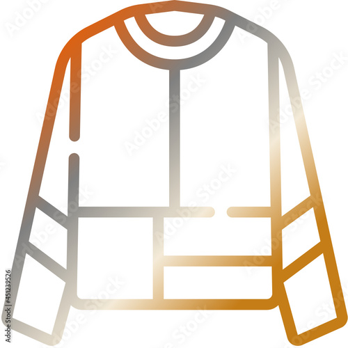 shirt gradient icon