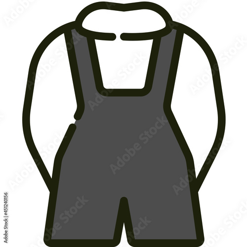 overall one color icon