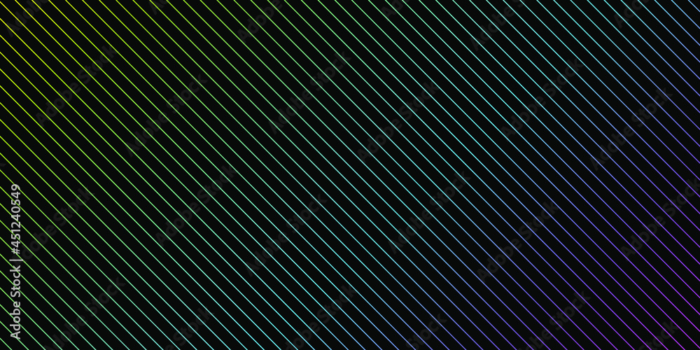 Abstract multicolor gradient diagonal line background. Vector 