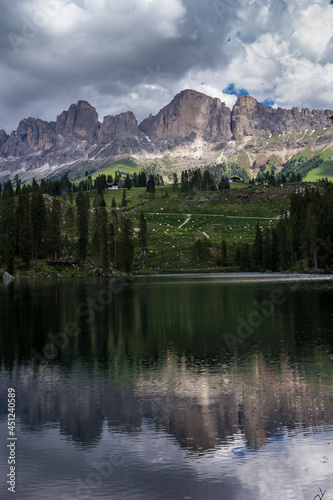 Carezza Lake, Dolomites, Italy © jerdozain