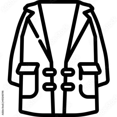 coat line icon
