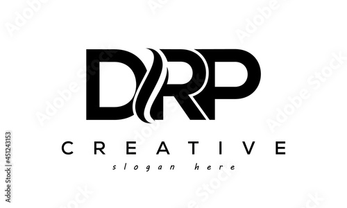 Letter DRP creative logo design vector