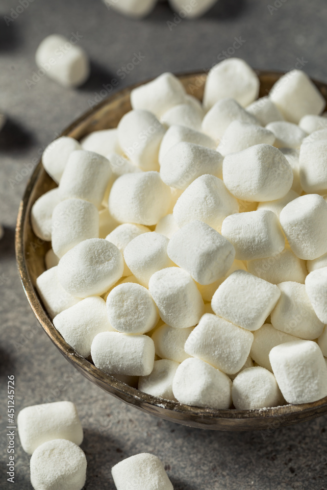 Unhealthy Sugary White Mini Marshmallows