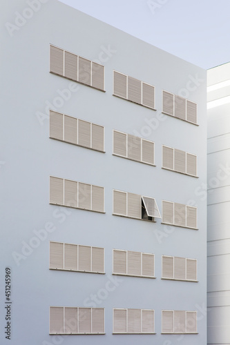 Building with only one open...