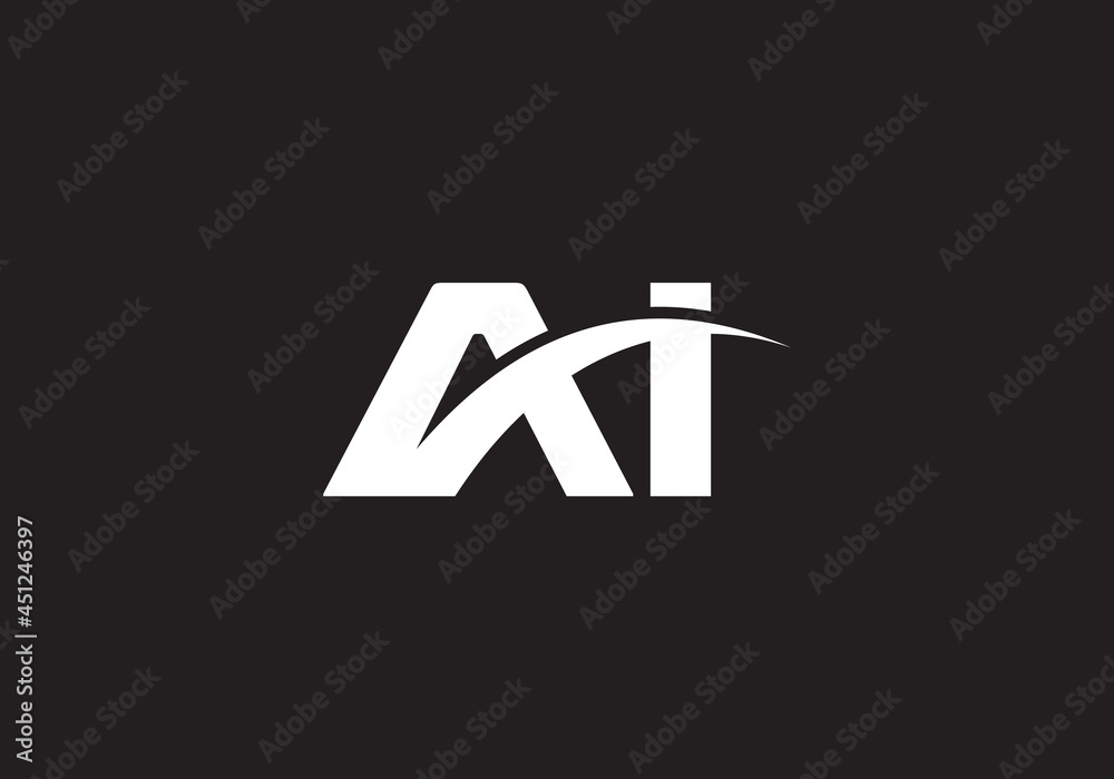 this is a creative latter AI logo design this is a creative latter AI logo design