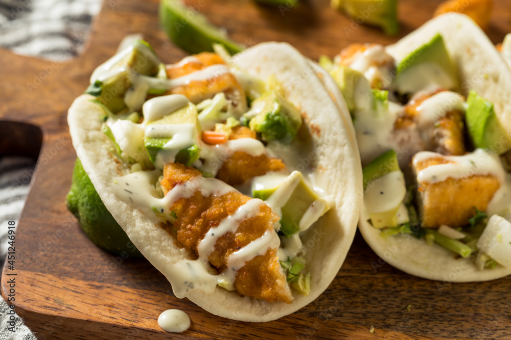Homemade Fried Chicken Tacos Homemade Fried Chicken Tacos