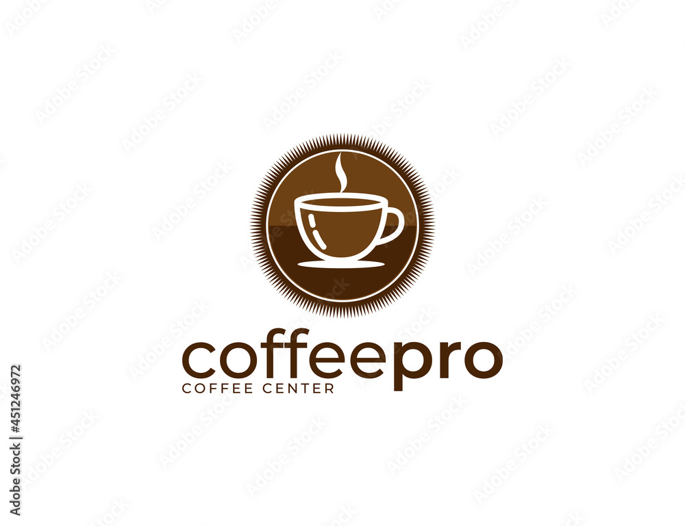 Coffee and mug logo illustration Coffee and mug logo illustration