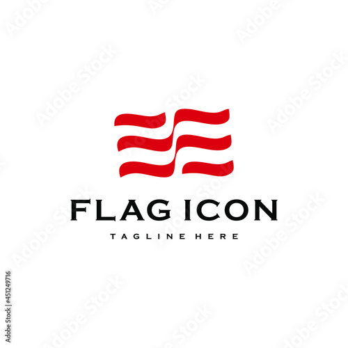 flag modern logo design inspiration
