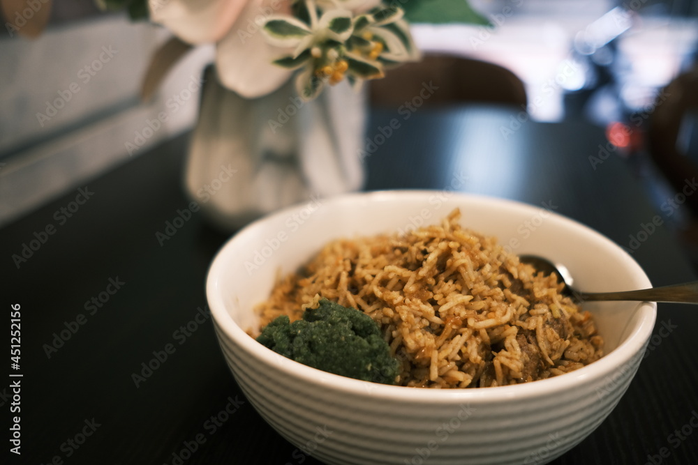 curry rice with lamb curry rice with lamb