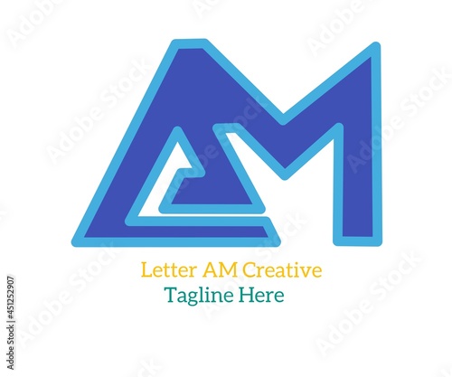 Creative logo design for brand name.
