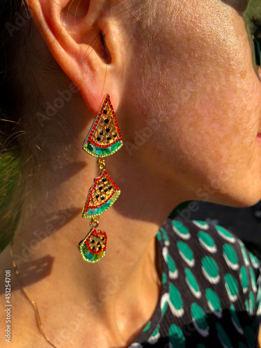 watermelon earrings | earing of watermelon