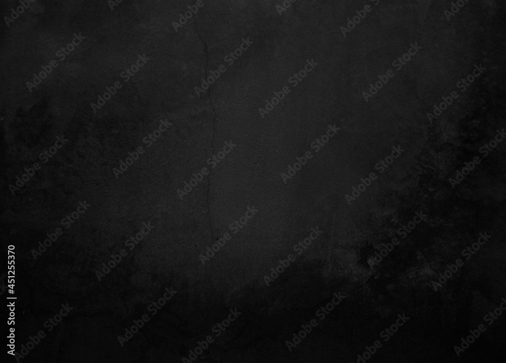 Old black concrete or wall texture with distressed background design