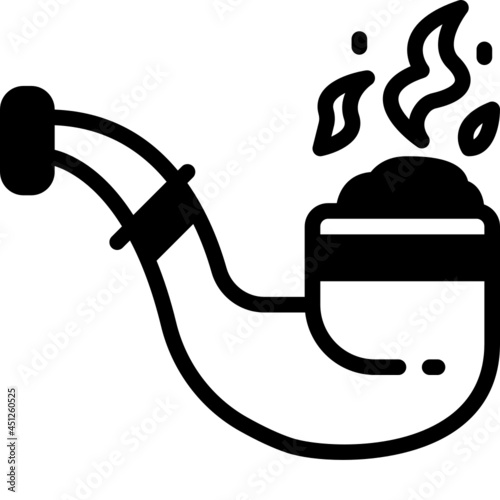pipe solid line icon