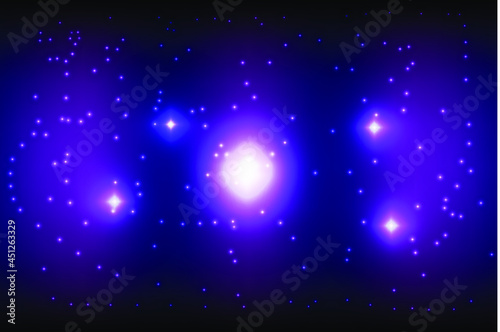 abstract blue background with stars