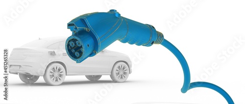 Power cable pump plug in ch...