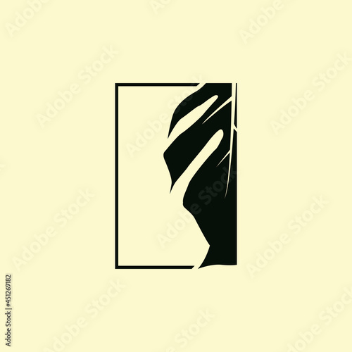 Tropic, Tropical leaf, Monstera logo design