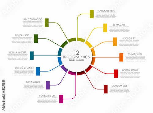 Infographic design template with place for your data. Vector illustration.