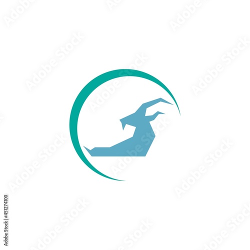 Goat icon logo vector design template