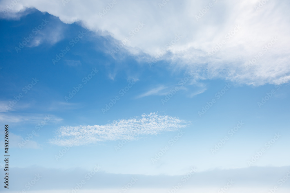 Spectacular blue sky with white fluffy clouds in sunny day. Spectacular blue sky with white fluffy clouds in sunny day.