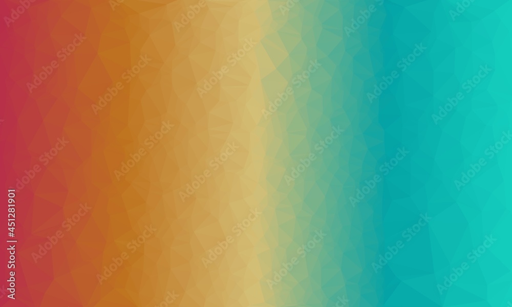 vibrant colorful geometric background with mosaic design