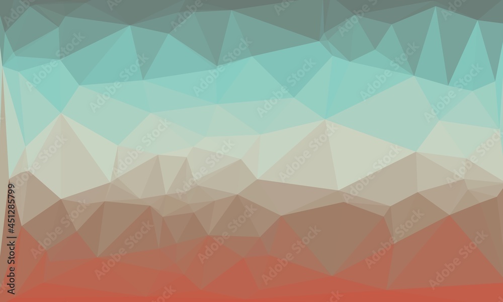 Fototapeta premium vibrant abstract multicolored background with poly pattern