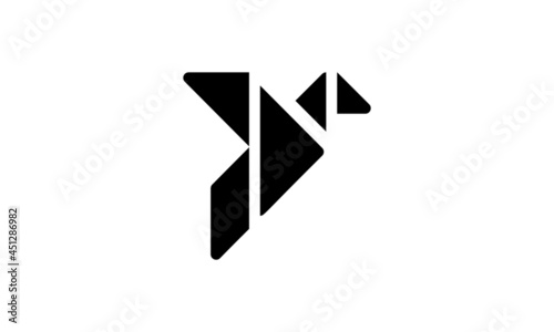 Free Download flying  bird icon symbol illustration shape element vector design - GFXLoad
