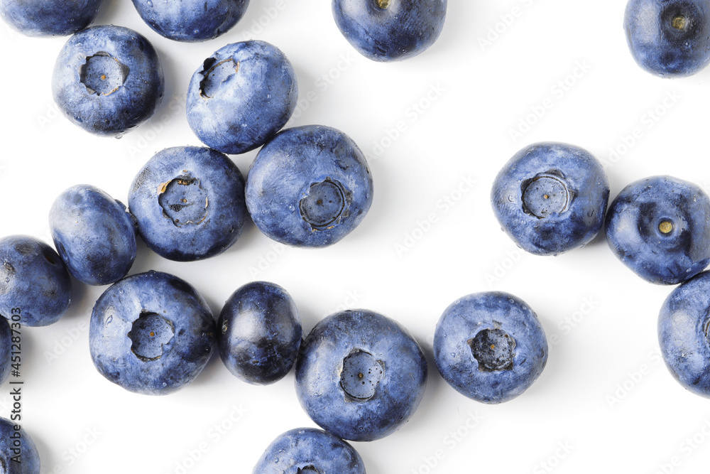 resh ripe blueberries isolated on white background resh ripe blueberries isolated on white background