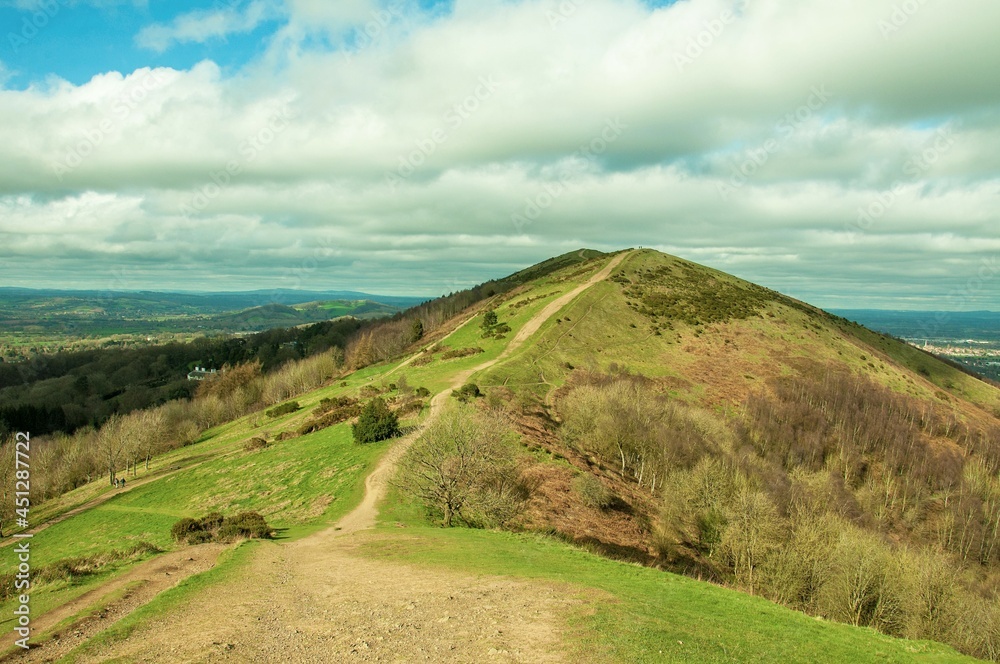 Malvern hills in the autumn. Malvern hills in the autumn.