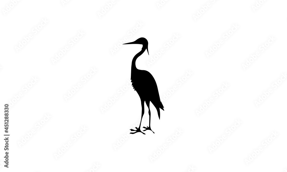 Obraz premium flying bird icon symbol illustration shape element vector design