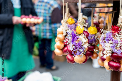 Fair of Onions, "Zibelemaerit" (market of onions), in Berne, Switzerland