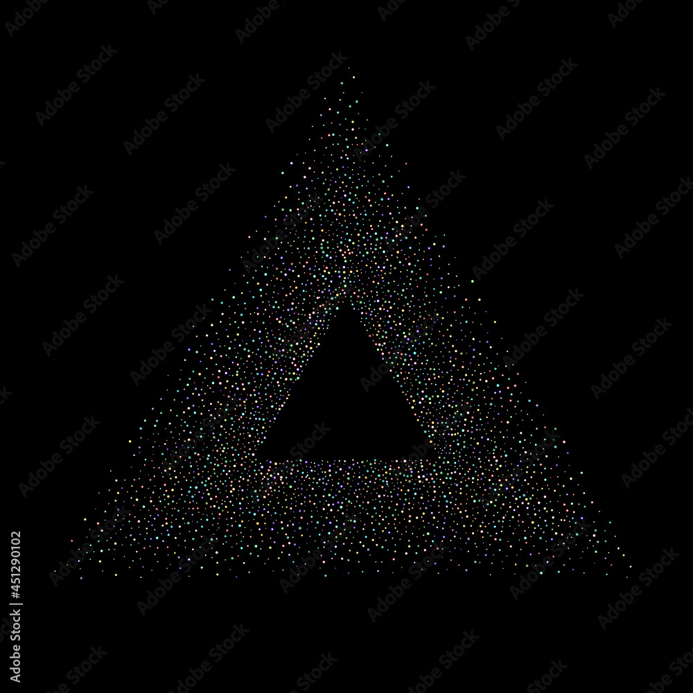 Fototapeta premium Glitter Iridescent Star Fall Confetti Shiny Little